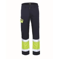 Alles muss raus -  Arbeitshose Hochsichtbarkeit  Multitaschen Rossini TPS A00151 Größe 4XL Farbe Gelb Blau