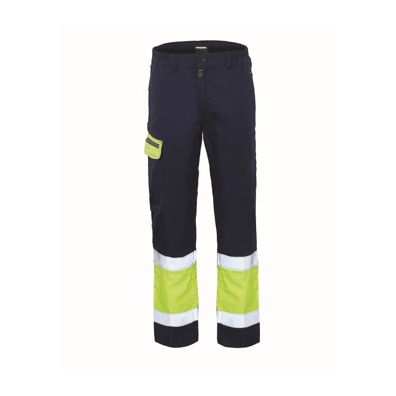 Alles muss raus -  Arbeitshose Hochsichtbarkeit  Multitaschen Rossini TPS A00151 Größe 4XL Farbe Gelb Blau