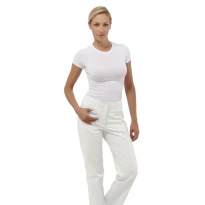 Alles muss raus -  Damen Hosen 100% Baumwolle Sky Dr.Blue Siggi -  04PA0379/00- 0014 Größe 40 Farbe Weiß
