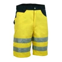 Alles muss raus Arbeitsbermuda Hochsichtbarkeit  Multitaschen Cofra Visibile V074- 0- 02 Größe 56 Gelb 2