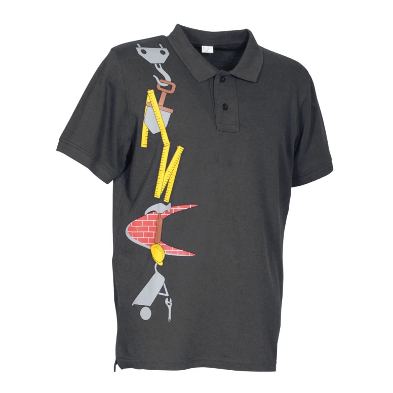 Alles muss raus -  Arbeits- Poloshirt Cofra Gamasa 100% Baumwolle V473- 0- 04 Größe S Farbe Anthrazit