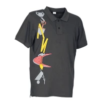 Alles muss raus -  Arbeits- Poloshirt Cofra Gamasa 100% Baumwolle V473- 0- 04 Größe S Farbe Anthrazit
