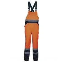 Alles muss raus -  Arbeitslatzhose Hochsichtbarkeit  Multitaschen Cofra Tuttle V294- 0- 02 Größe 2XL Farbe Orange Marine