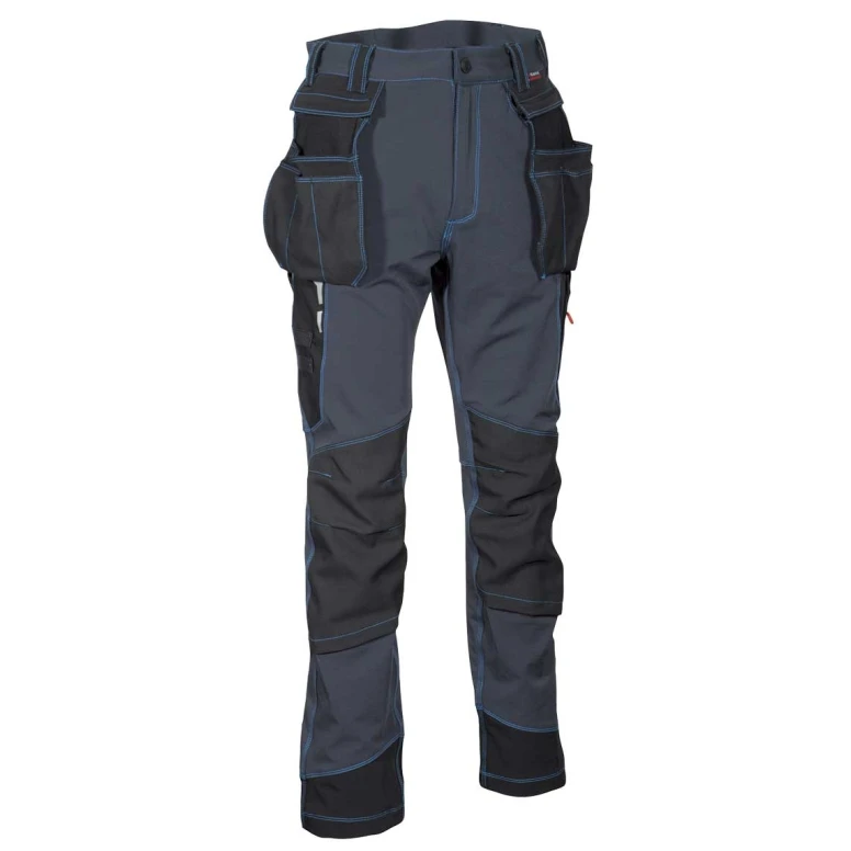 Alles muss raus -  Arbeitshosen Multitaschen Stretch Cofra Laxbo V591- 0- 02 Größe 46 Farbe Anthrazit Schwarz