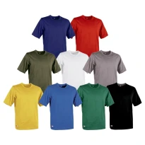 Alles muss raus -  5 Stück -  Arbeits- T- Shirts Cofra Zanzibar 100% Baumwolle V036- 0- B0A Grau Größe L