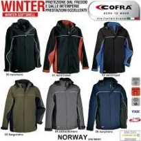 Alles muss raus -  Arbeitsjacke mit Kapuze Softshell Stretch Multitaschen Cofra Norway V093- 0- 00 Größe 50 Anthrazit Schwarz