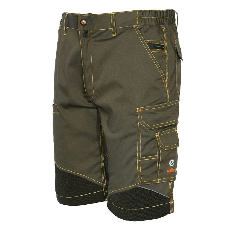 Arbeitsbermuda Extreme ISSA Line Bicolor Multitaschen Stretch 8834B
