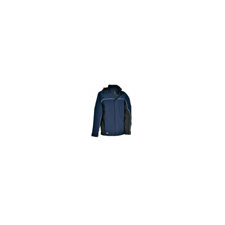 Alles muss raus -  Arbeitsjacke mit Kapuze Softshell Stretch Multitaschen Cofra Norway V093- 0- 00 Größe 50 Anthrazit Schwarz