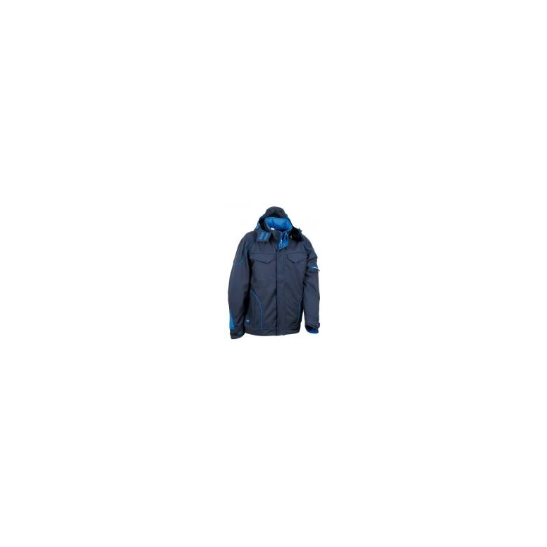 Alles muss raus -  Arbeitsjacke mit Kapuze Softshell Multitaschen Cofra Tecka V415- 0- 02 Farbe Anthrazit Schwarz Rot Größe 48