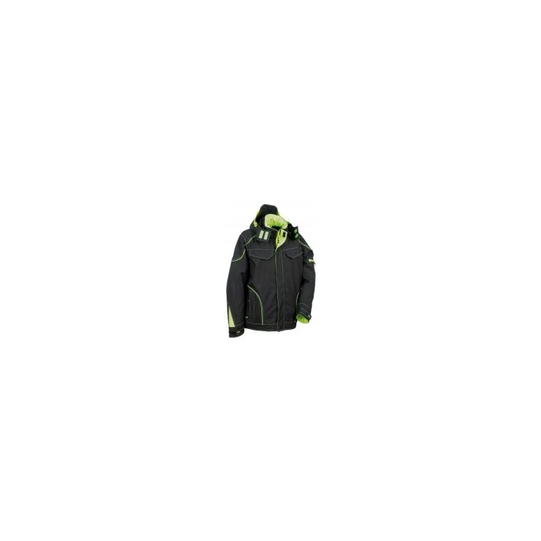 Alles muss raus -  Arbeitsjacke mit Kapuze Softshell Multitaschen Cofra Tecka V415- 0- 02 Farbe Anthrazit Schwarz Rot Größe 48