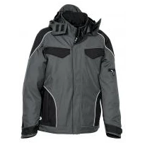 Alles muss raus -  Arbeitsjacke mit Kapuze Softshell Multitaschen Cofra Tecka V415- 0- 02 Farbe Anthrazit Schwarz Rot Größe 48