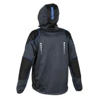 Alles muss raus -  Arbeitsjacke mit Kapuze Softshell Cofra Jacuzia V387- 0- 02 Schwarz/Rot Größe M
