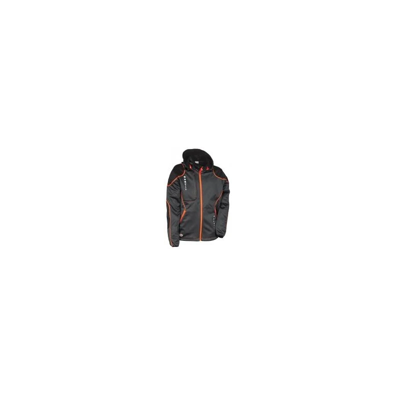 Alles muss raus -  Arbeitsjacke mit Kapuze Softshell Cofra Jacuzia V387- 0- 02 Anthrazit/Schwarz/Orange Größe m
