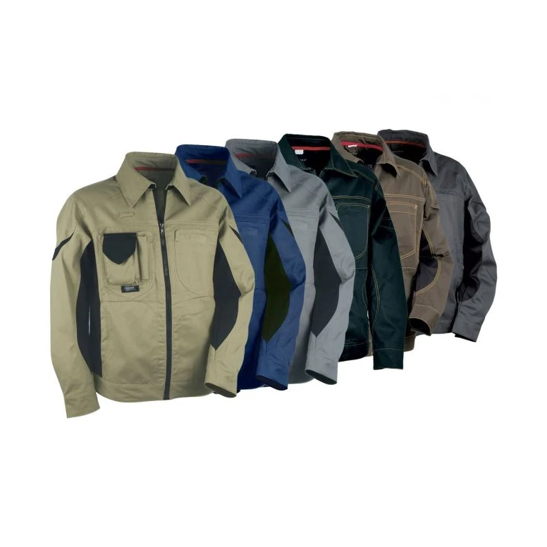 Alles muss raus -  Arbeitsjacke Multitaschen Cofra Workman V007- 0- 00 Schlamm/Schwarz Größe 48