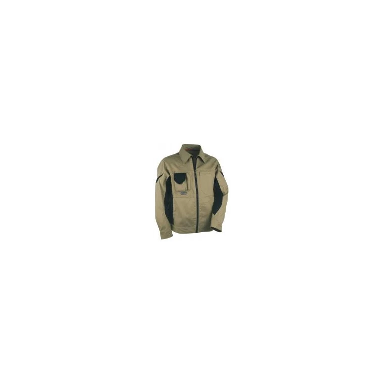 Alles muss raus -  Arbeitsjacke Multitaschen Cofra Workman V007- 0- 00 Schlamm/Schwarz Größe 48