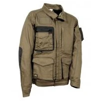 Alles muss raus -  Arbeitsjacke Stretch elastisch Multitaschen Cofra Oberwart V560- 0- 00 Größe 52 Farbe Schlamm Schwarz