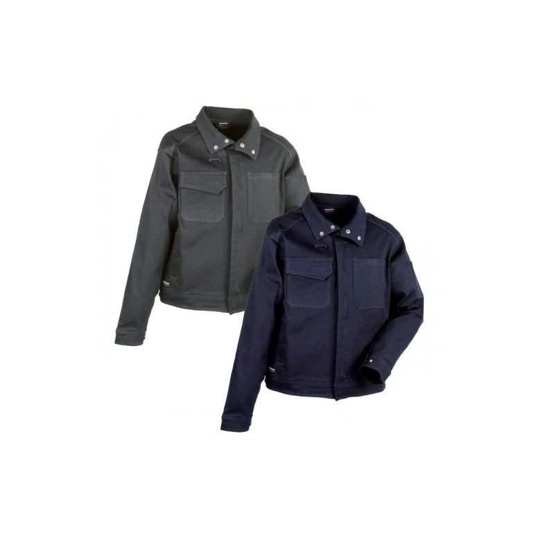 Alles muss raus -  Arbeitsjacke Stretch elastisch Multitaschen Cofra Breda V220- 0- 02 Größe M Farbe Navyblau