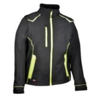 Alles muss raus -  Arbeitsjacke Softshell elastisch Cofra Selters V643- 0- 02 Größe 50 Farbe Schwarz Schwarz Gelb Fluo 2