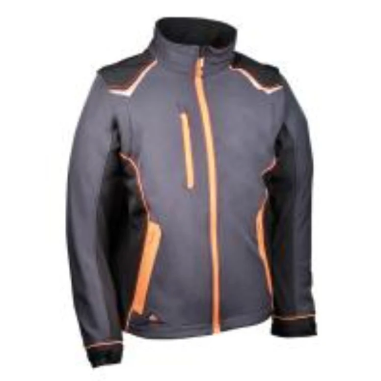 Alles muss raus -  Arbeitsjacke Softshell elastisch Cofra Selters V643- 0- 02 Größe 50 Farbe Schwarz Schwarz Gelb Fluo