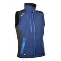 Alles muss raus -  Stretch- Softshell- Arbeitsweste Cofra Kyzyl V578- 0- 02 Größe 50 Farbe Schlamm Schwarz Gelb 2