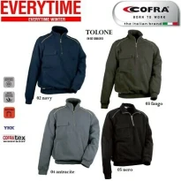Alles muss raus -  Arbeits- Fleece- Sweatshirt Cofra Tolone V132- 0- 02 Größe 4XL Farbe Schlamm