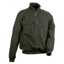 Alles muss raus -  Arbeits- Fleece- Sweatshirt Cofra Tolone V132- 0- 02 Größe 4XL Farbe Schlamm