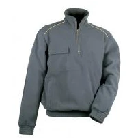 Alles muss raus -  Arbeits- Fleece- Sweatshirt Cofra Tolone V132- 0- 02 Größe 4XL Farbe Schlamm
