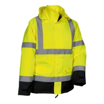Alles muss raus -  Arbeitsjacke Hochsichtbarkeit  Cofra Namsos V543- 0- 02 Größe 2XL Farbe Gelb Navy 2