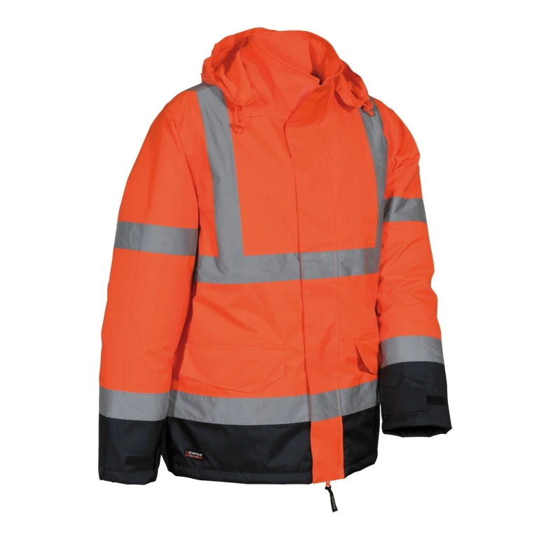 Alles muss raus -  Arbeitsjacke Hochsichtbarkeit  Cofra Namsos V543- 0- 02 Größe L Farbe Gelb Navy