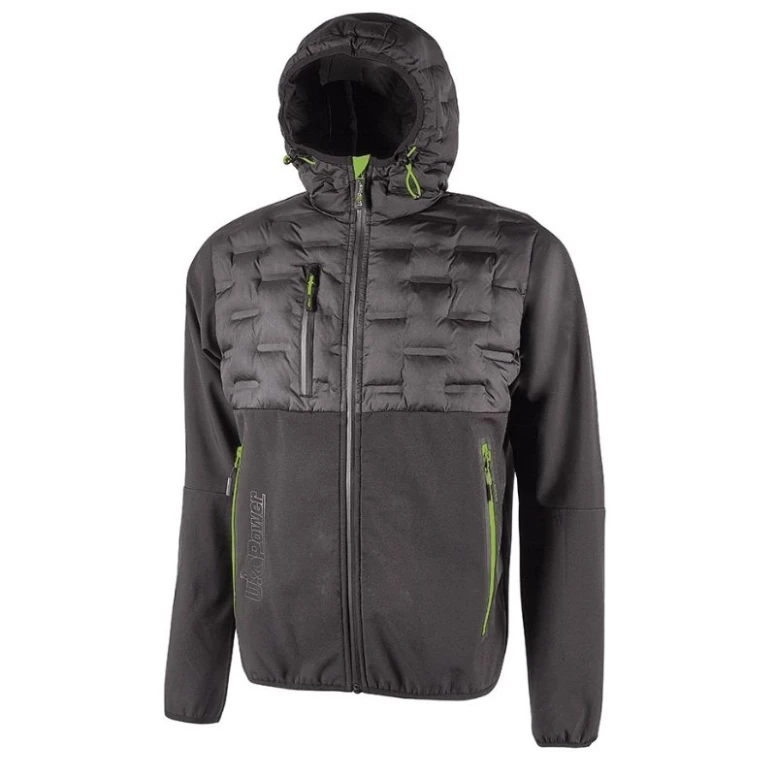 Alles muss raus -  Arbeitsjacke Softshell Stretch elastisch U- Power Spock FU213DB Farbe deep Blaue Größe S