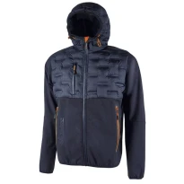 Alles muss raus -  Arbeitsjacke Softshell Stretch elastisch U- Power Spock FU213DB Farbe deep Blaue Größe S