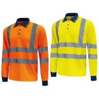 Alles muss raus -  3 Stück -  Arbeits- Poloshirt Hochsichtbarkeit  U- Power Shine HL199YF Größe 3XL Farbe Fluoreszierendes Gelb
