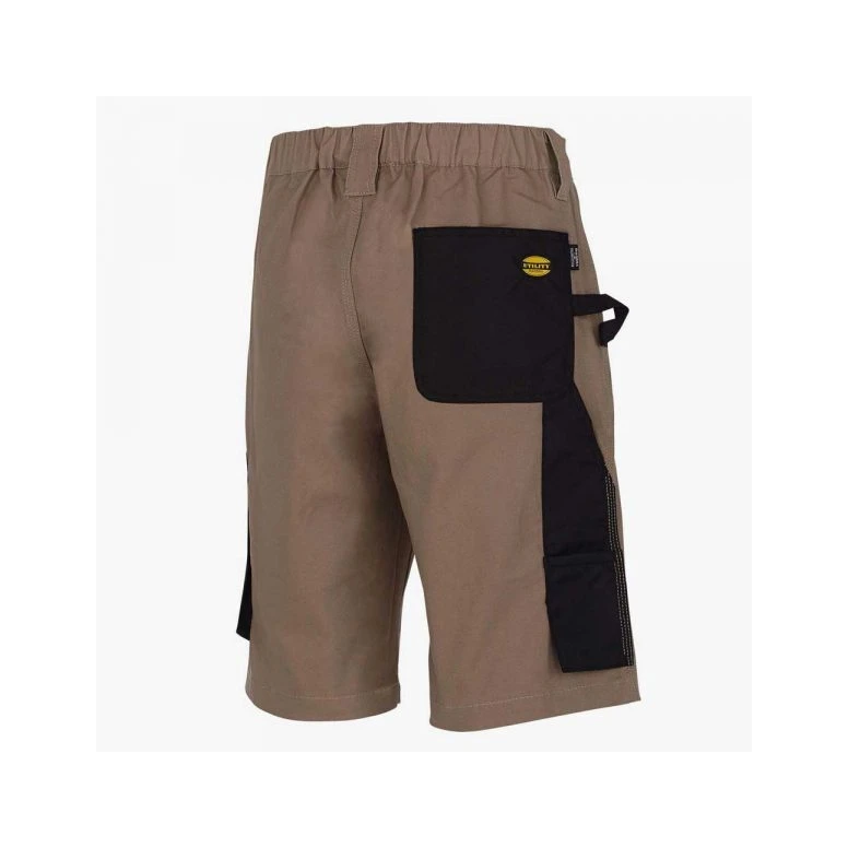 Alles muss raus -  Arbeitsbermuda Diadora Stretch Multitaschen  702.170018 Farbe Grau Größe L
