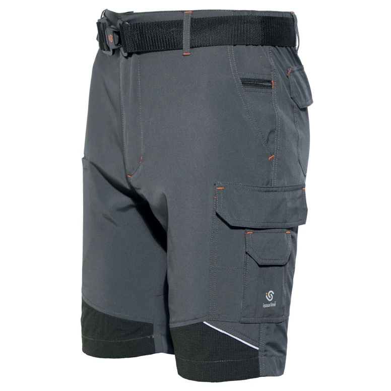 Technische Arbeitsshorts ISSA LINE aus Softshell Stretch für den Sommer 8836B