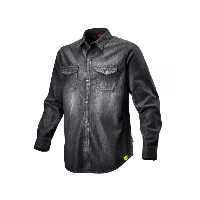 Alles muss raus -  Denimhemd Diadora  702.171663 Schwarz Größe 2XL