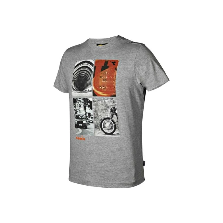 Alles muss raus -  T- shirt Diadora Graphic Organic 702.176914 Farbe Rot Größe S