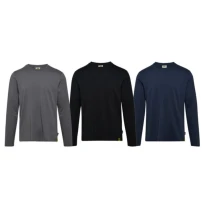 Alles muss raus -  Arbeits- T- Shirts ML Mono Organic Diadora 702.177667 Größe L Farbe Grau Stahl
