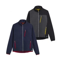 Alles muss raus -  Arbeitsjacke Diadora Hybrid Sweat- Jacket Color Block 702.179458 Schwarz/Gelb Größe L