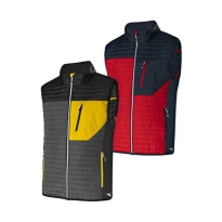 Alles muss raus -  Arbeitsweste Diadora Light Vest Color Block 702.179455 Schwarz/Gelb Größe L
