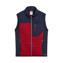 Alles muss raus -  Arbeitsweste Diadora Light Vest Color Block 702.179455 Schwarz/Gelb Größe L