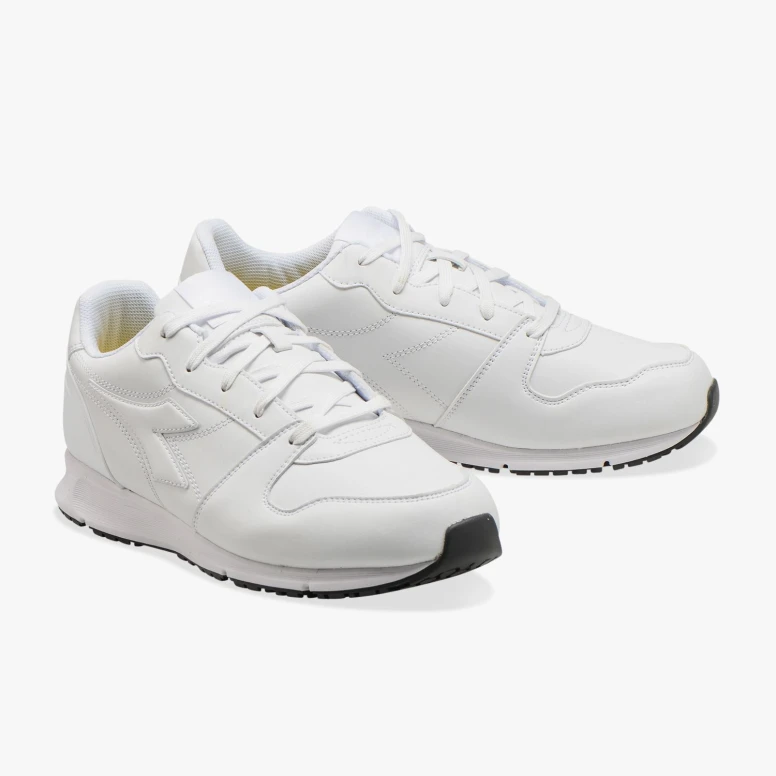 Alles muss raus -  Sicherheitsschuhe Diadora Crew Micro OB SRC ohne Zehenschutzkappe 701.176228 Nummer 48 Farbe Weiß