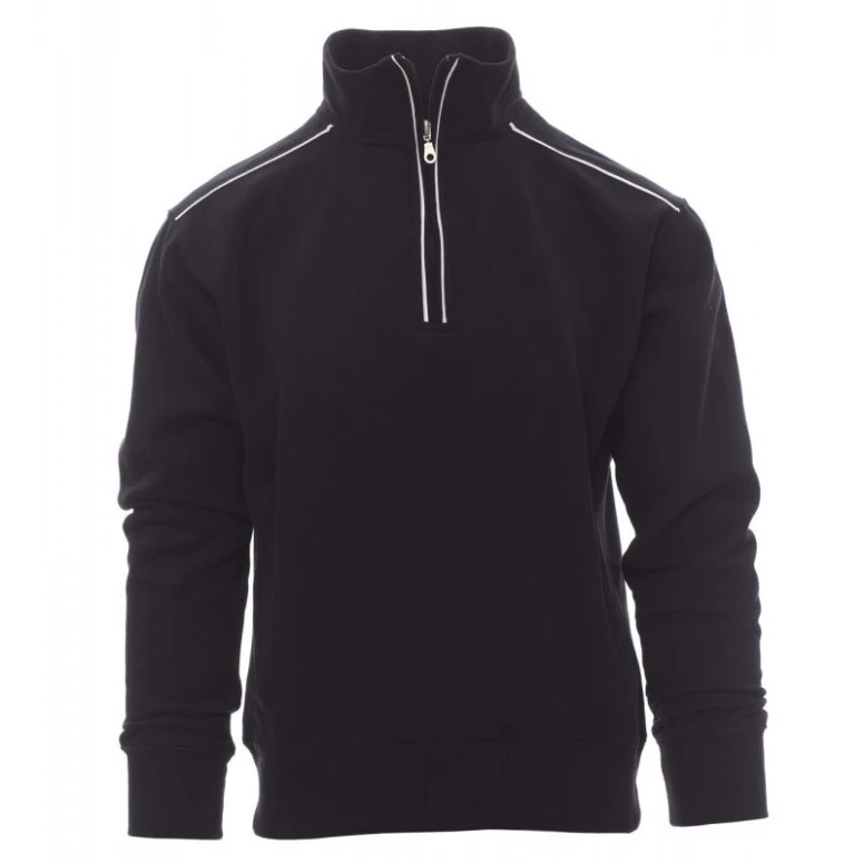 Alles muss raus -  Arbeits- Sweatshirt mit Halb- Zip und Metallreißverschluss Vancouver -  Payper Größe XL Royal