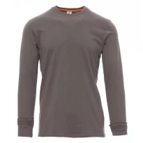 Alles muss raus -  T- shirt Girocollo an Langarm aus Baumwolle Pineta -  Payper AY 7500 Grau smoke Größe M 2