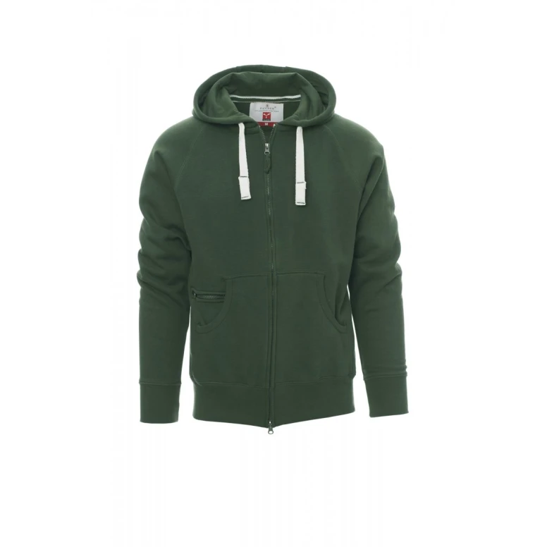 Alles muss raus -  Arbeitskapuzenpullover mit Reißverschluss und langer Zip Payper Dallas+ AY 7535 Größe L Farbe Blau Royal