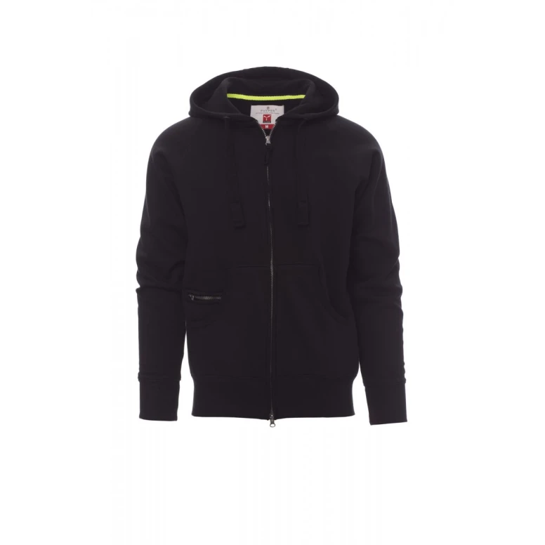 Alles muss raus -  Arbeitskapuzenpullover mit Reißverschluss und langer Zip Payper Dallas+ AY 7535 Größe L Farbe Blau Royal