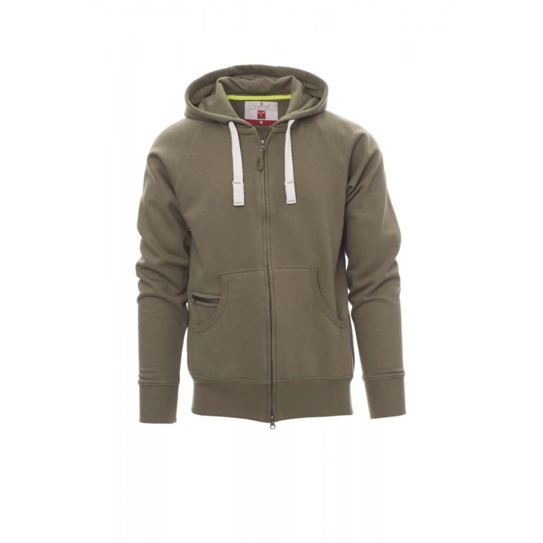 Alles muss raus -  Arbeitskapuzenpullover mit Reißverschluss und langer Zip Payper Dallas+ AY 7535 Größe L Farbe Blau Royal