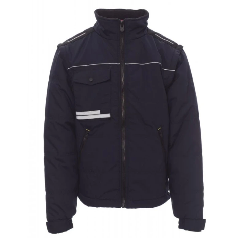 Alles muss raus -  Arbeitsjacke mit abnehmbaren Ärmeln und ergonomischem Rücken Warm 2.0 -  Payper AY 7248 Grau Größe 4XL