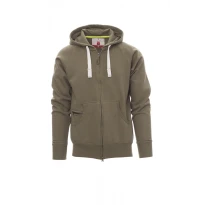 Alles muss raus -  Arbeitskapuzenpullover mit Reißverschluss und langer Zip Payper Dallas+ AY 7535 Größe L Farbe Smoke