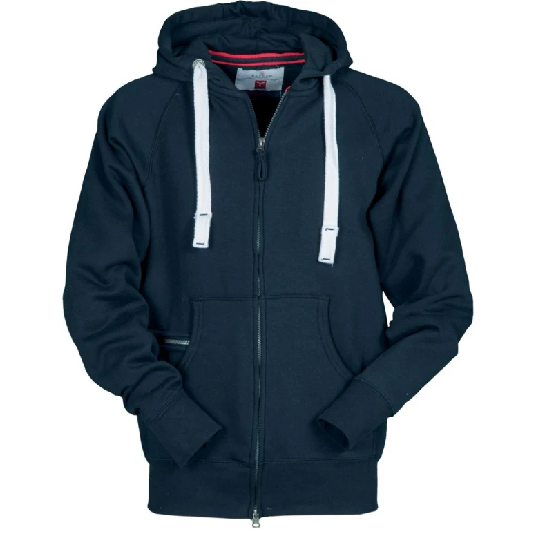 Alles muss raus -  Vollzipper- Pullover mit Kapuze Hawaii+ -  Payper AY 7552 Größe M Farbe Weiß