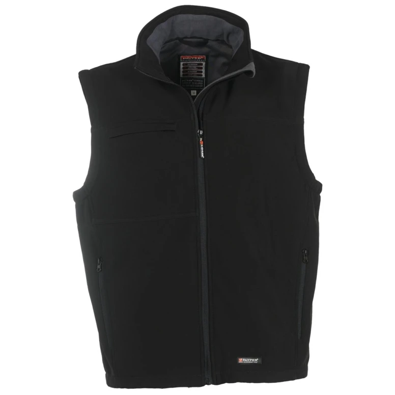 Alles muss raus -   Ergonomische Softshell- Weste mit mehreren Taschen Bering -  Payper Farbe Navyblau Größe M